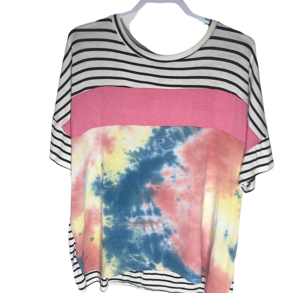 Holly Harper Multicolor Tie Dye Shirt Size 1X
